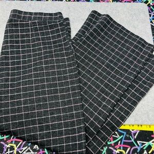 NWT J. Jill full leg cropped pants plaid medium